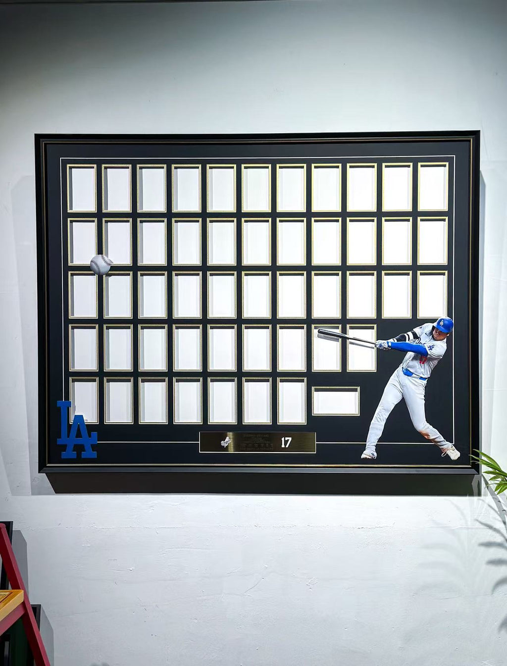Shohei Ohtani Los Angeles Dodgers Signature Ball Display Framing | Bespoke Sports Memorabilia