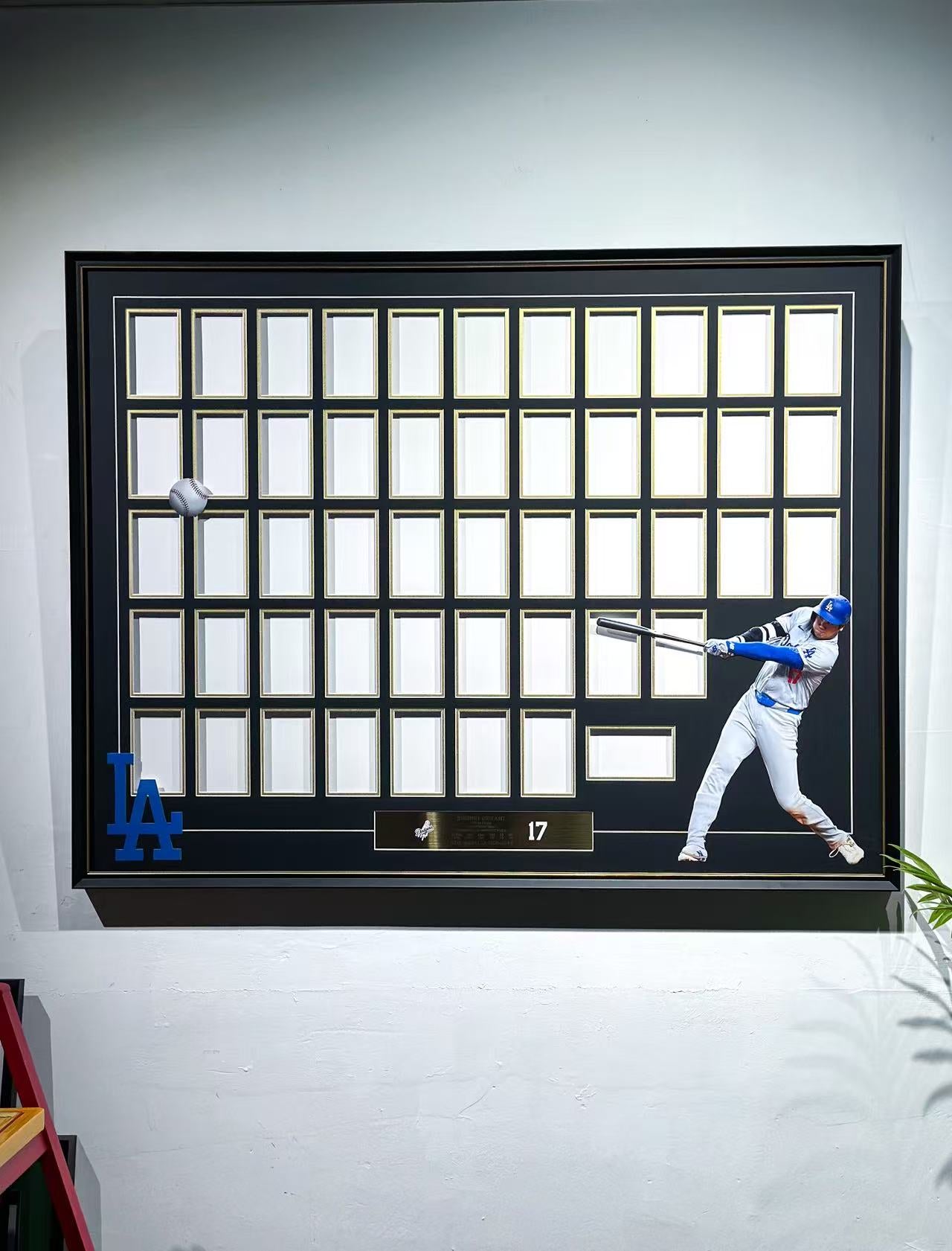 Shohei Ohtani Los Angeles Dodgers Signature Ball Display Framing | Bespoke Sports Memorabilia
