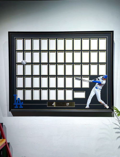 Shohei Ohtani Los Angeles Dodgers Signature Ball Display Framing | Bespoke Sports Memorabilia