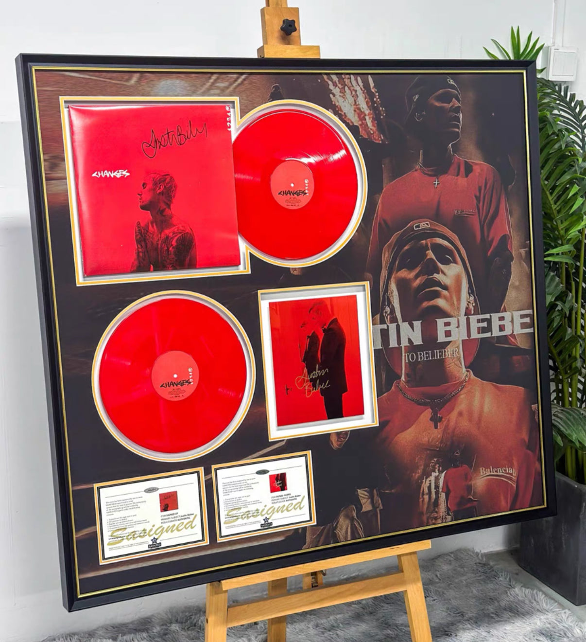 Vinyl Records Custom Framing
