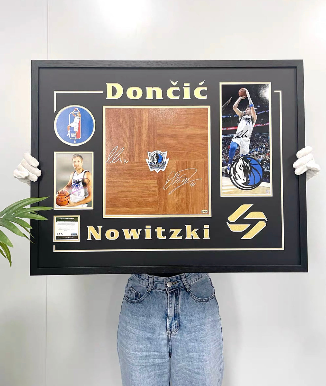 Luka Doncic Dallas Mavericks Sentimental Item Custom Framing