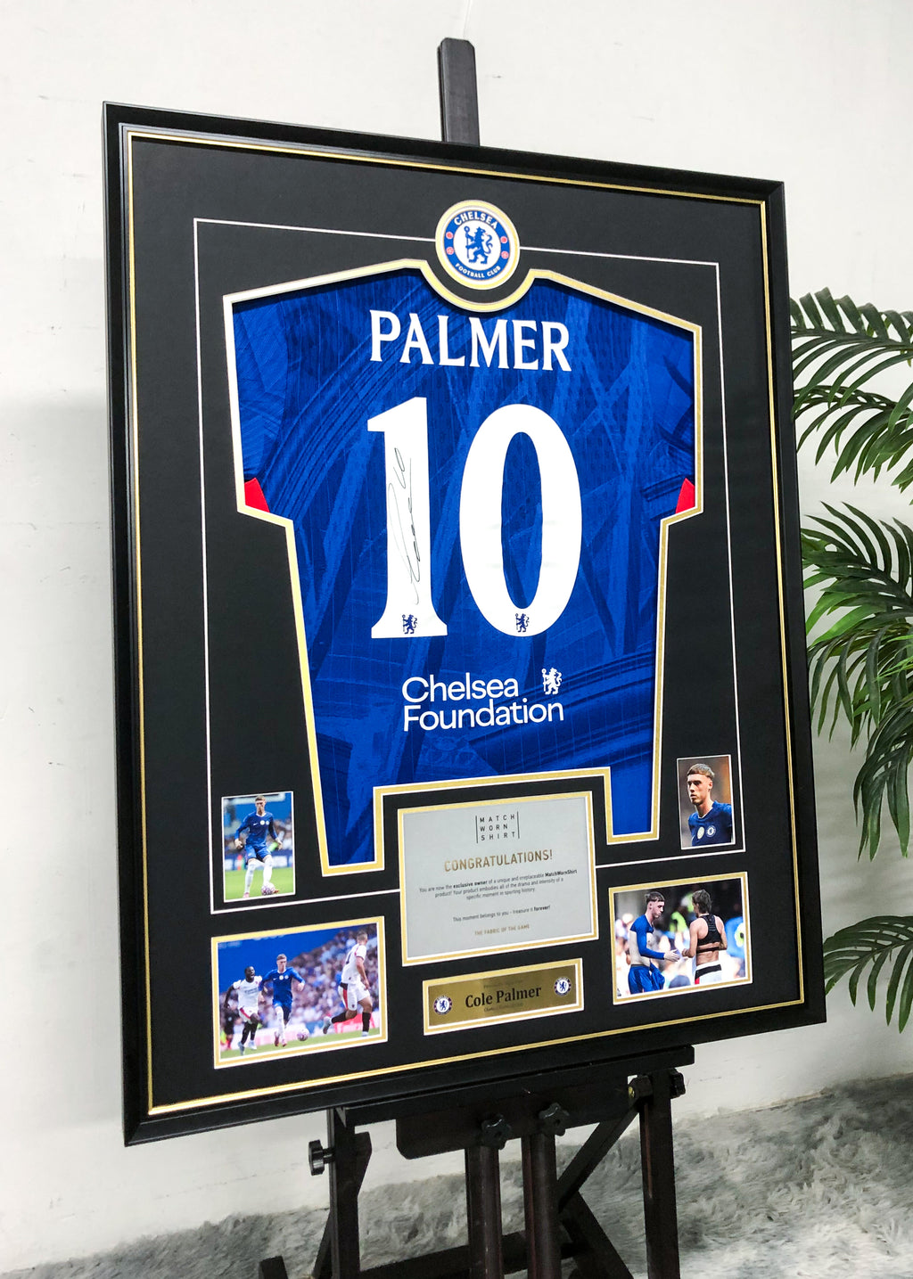 Cole Palmer Chelsea Signed Jersey Custom Framing
