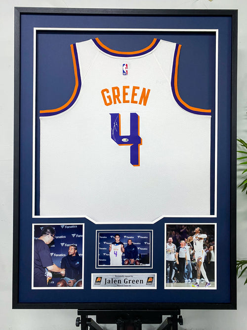 Jalen Green Phoenix Suns 4 Jersey Framing
