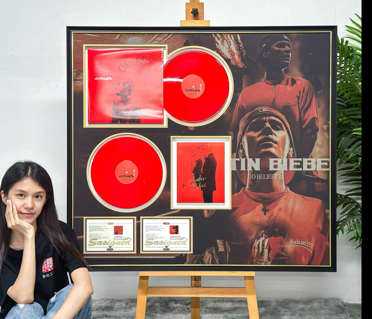Vinyl Records Custom Framing