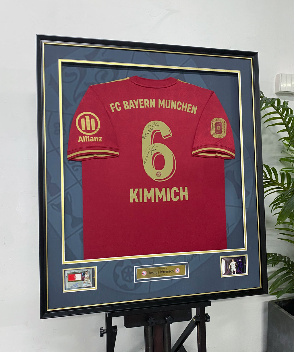 Joshua Kimmich Bayern Munich Autographed Jersey Framing