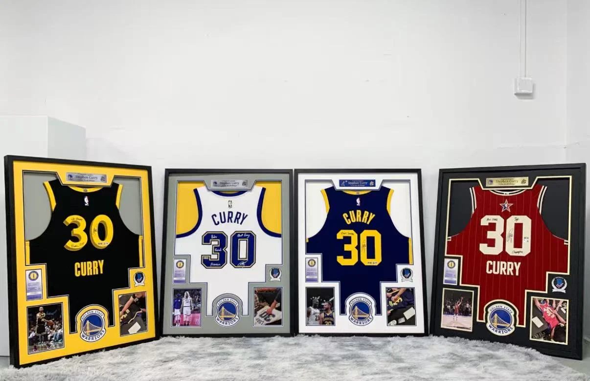 Stephen Curry Golden State Warriors Jersey Framing