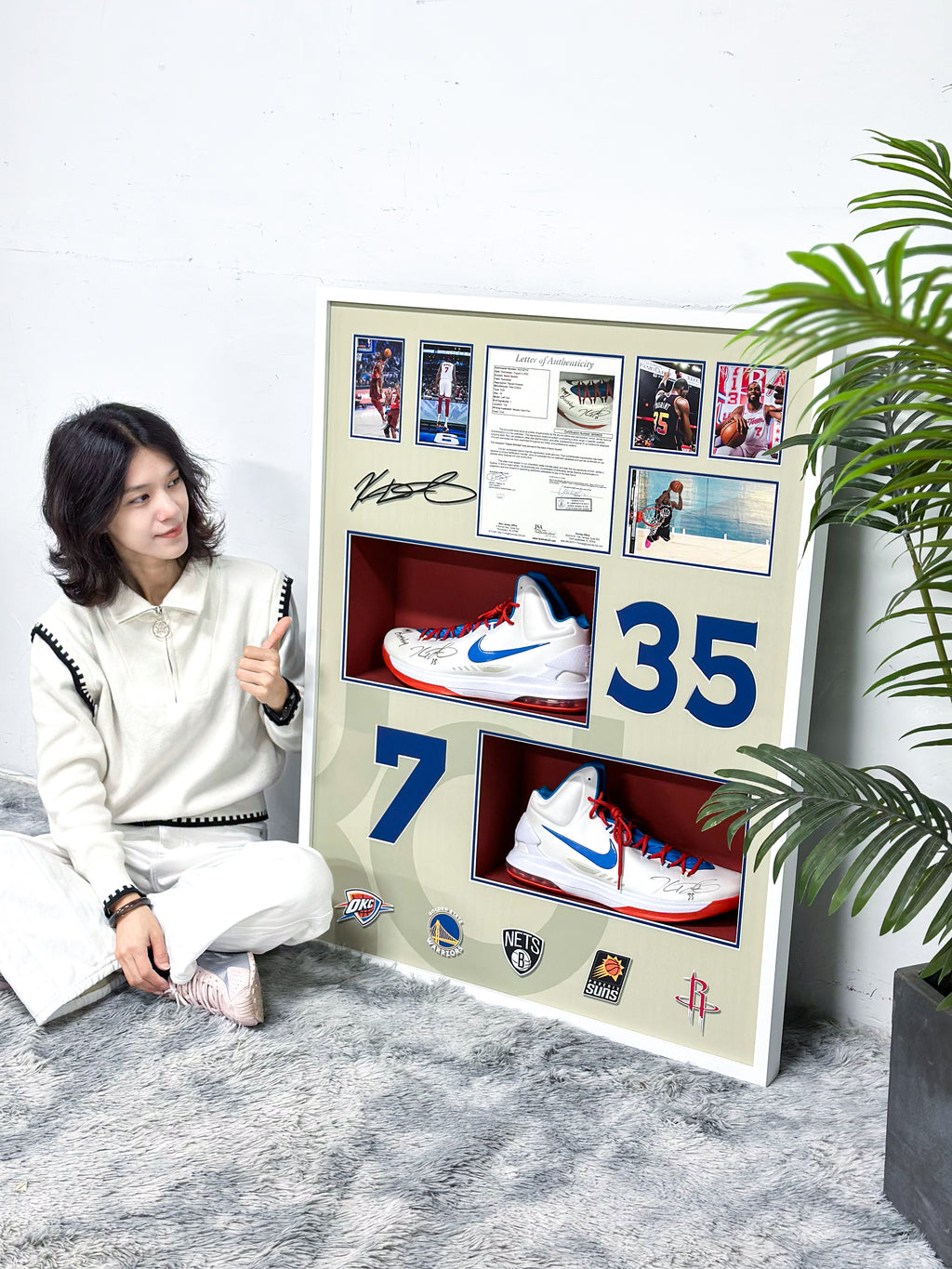 Kevin Durant Sneakers Custom Framing