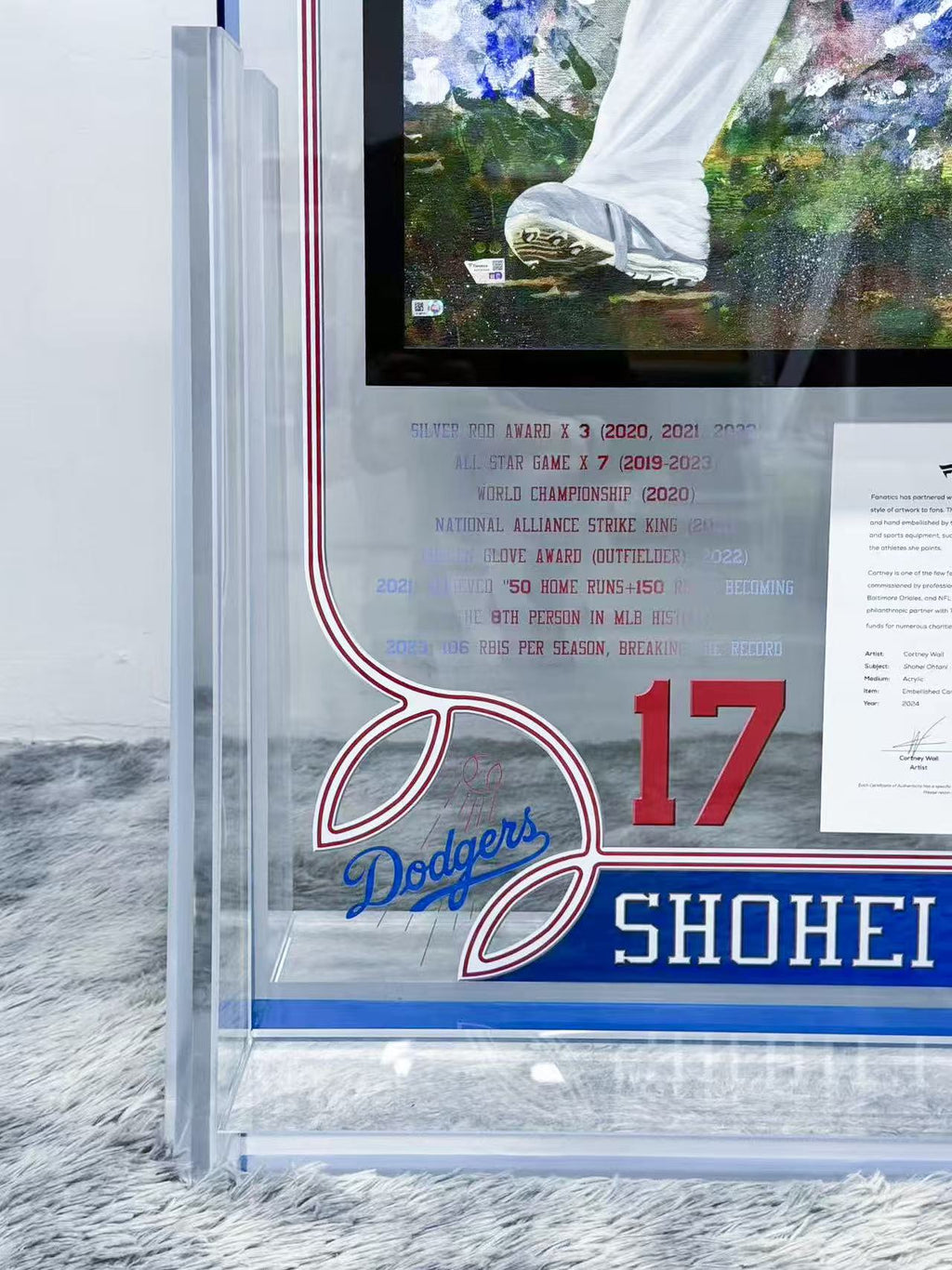 Shohei Ohtani Sentimental Item with Personalized Custom Design Framed000004