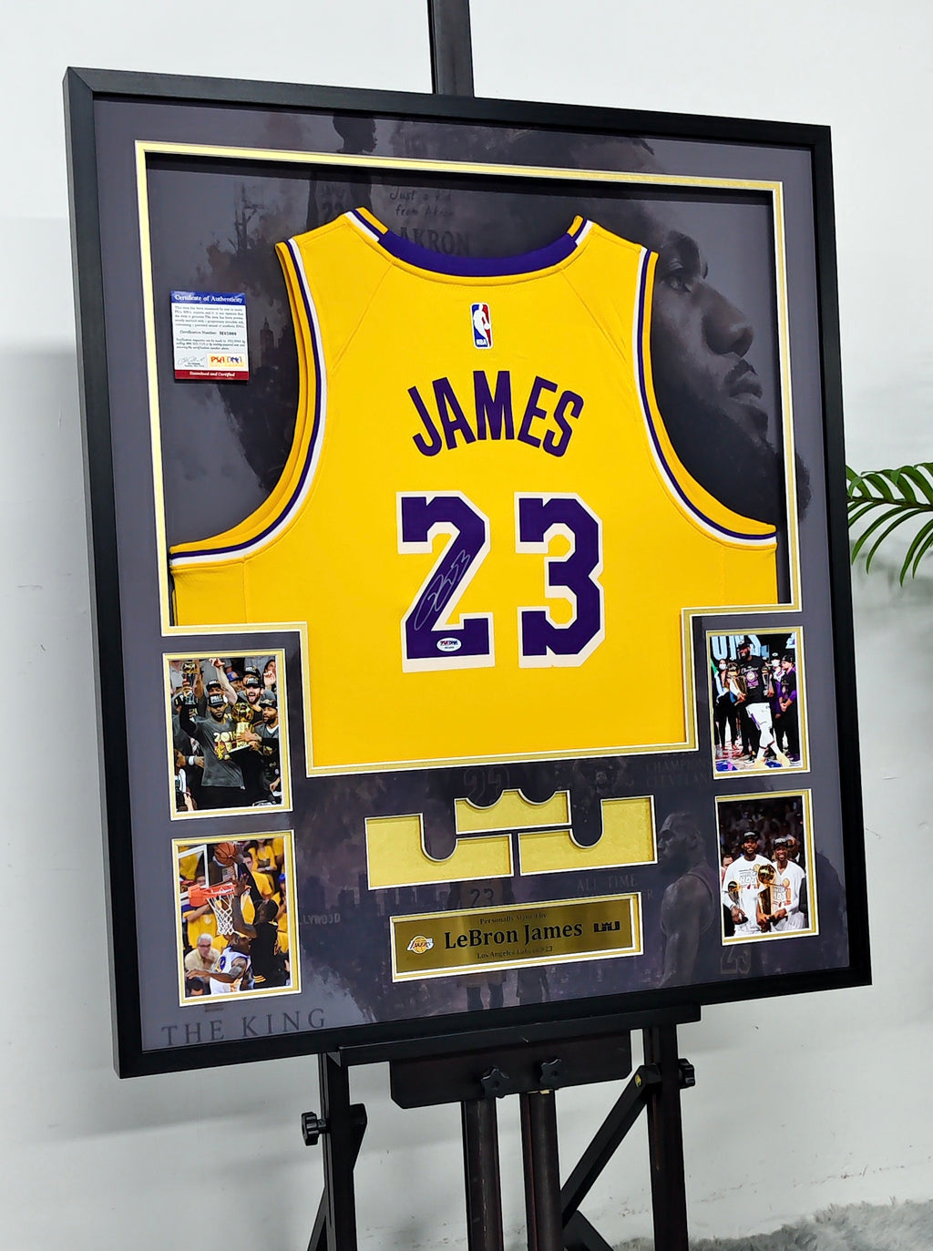 LeBron James Los Angeles Lakers Jersey Framing