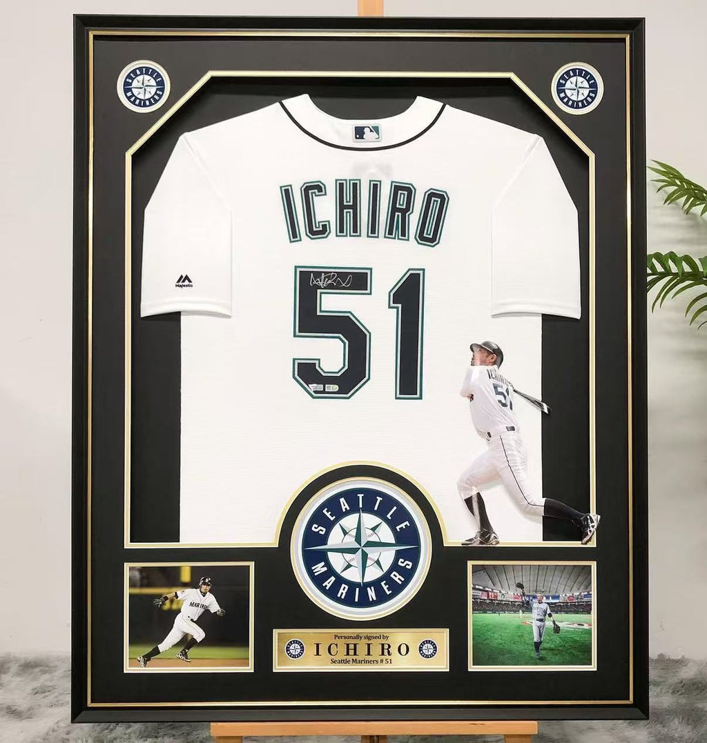 Ichiro Seattle Mariners Jersey Framing