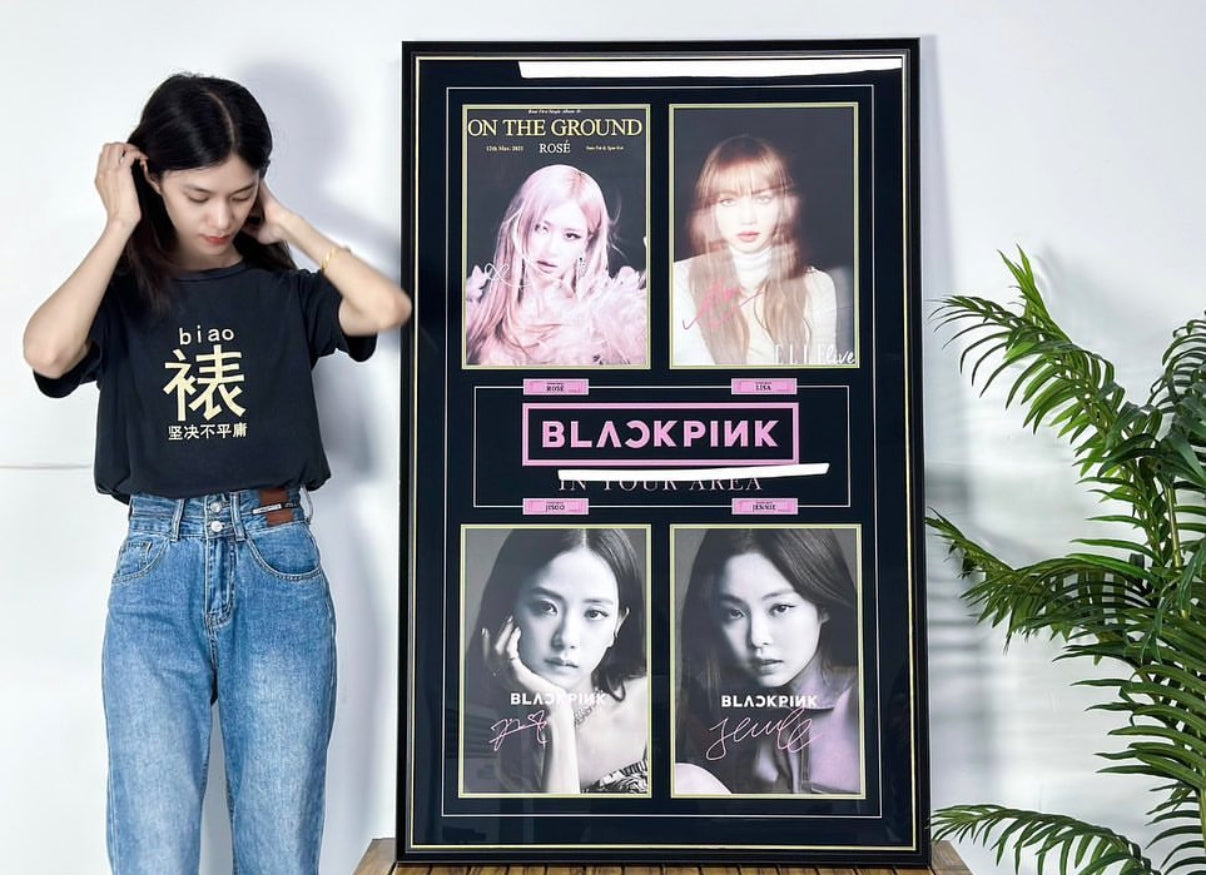 BLACKPINK Poster Custom Framed