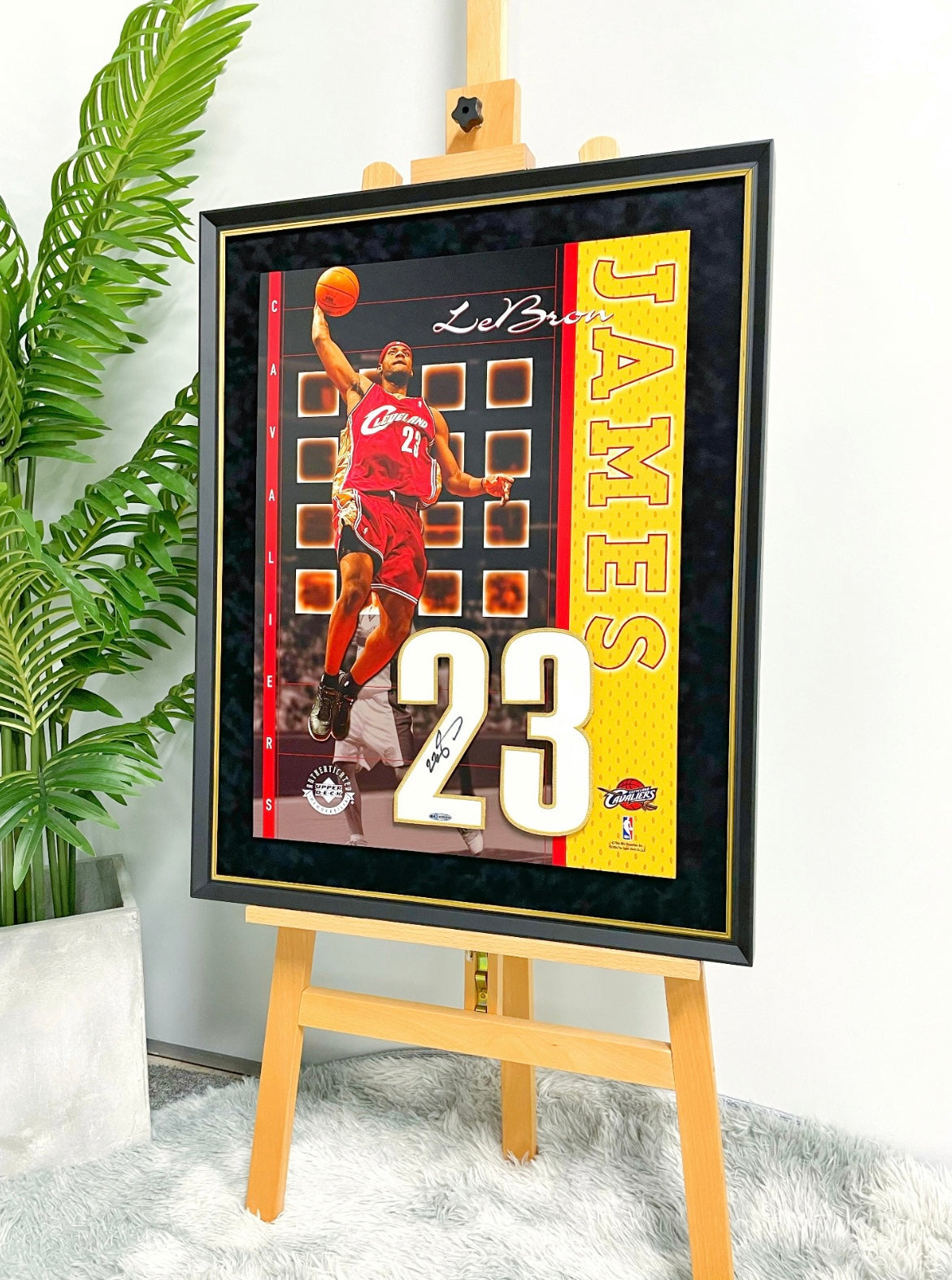 LeBron James Custom Framed Poster