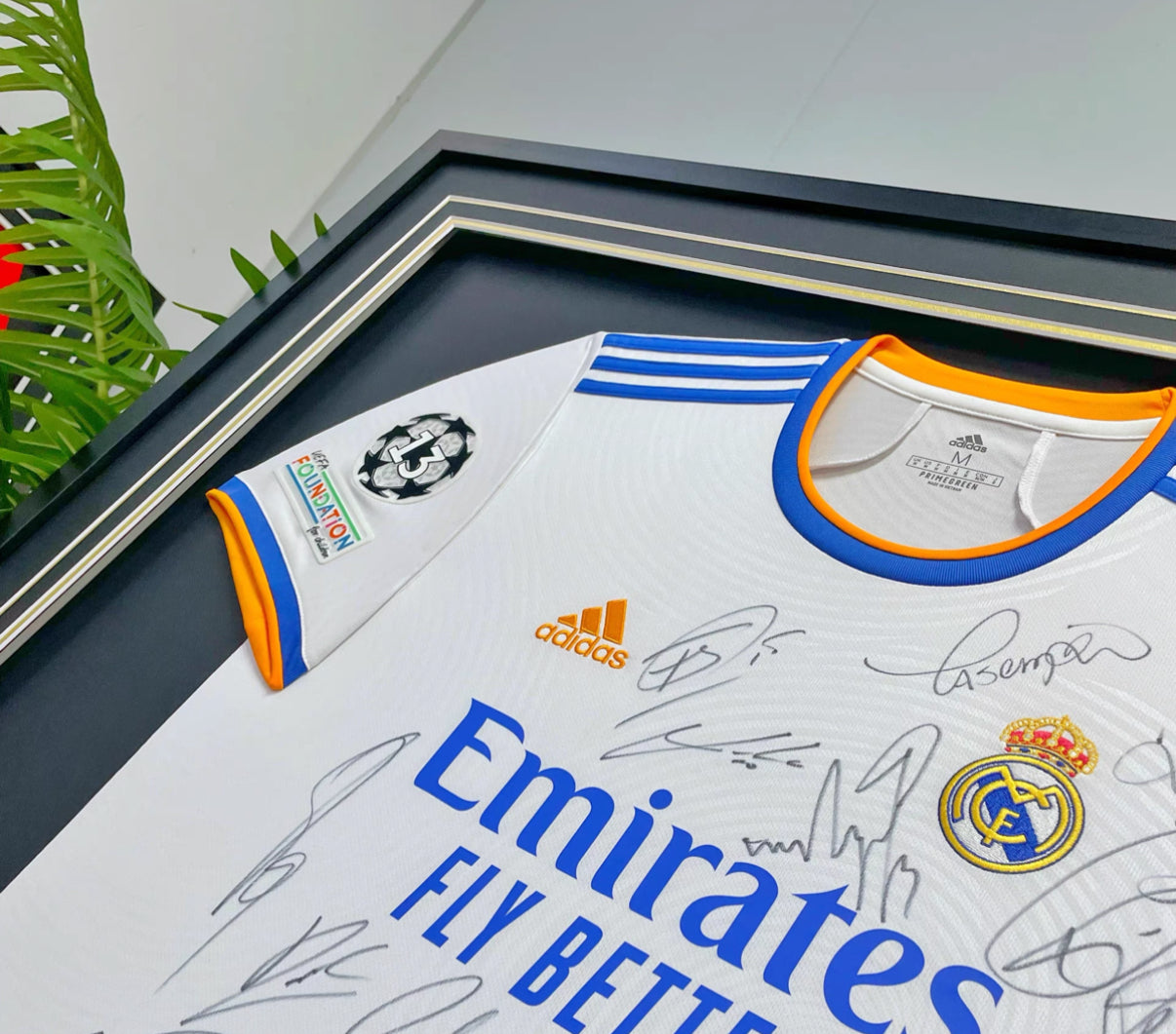 Real Madrid Autographed Jersey Jersey Framing