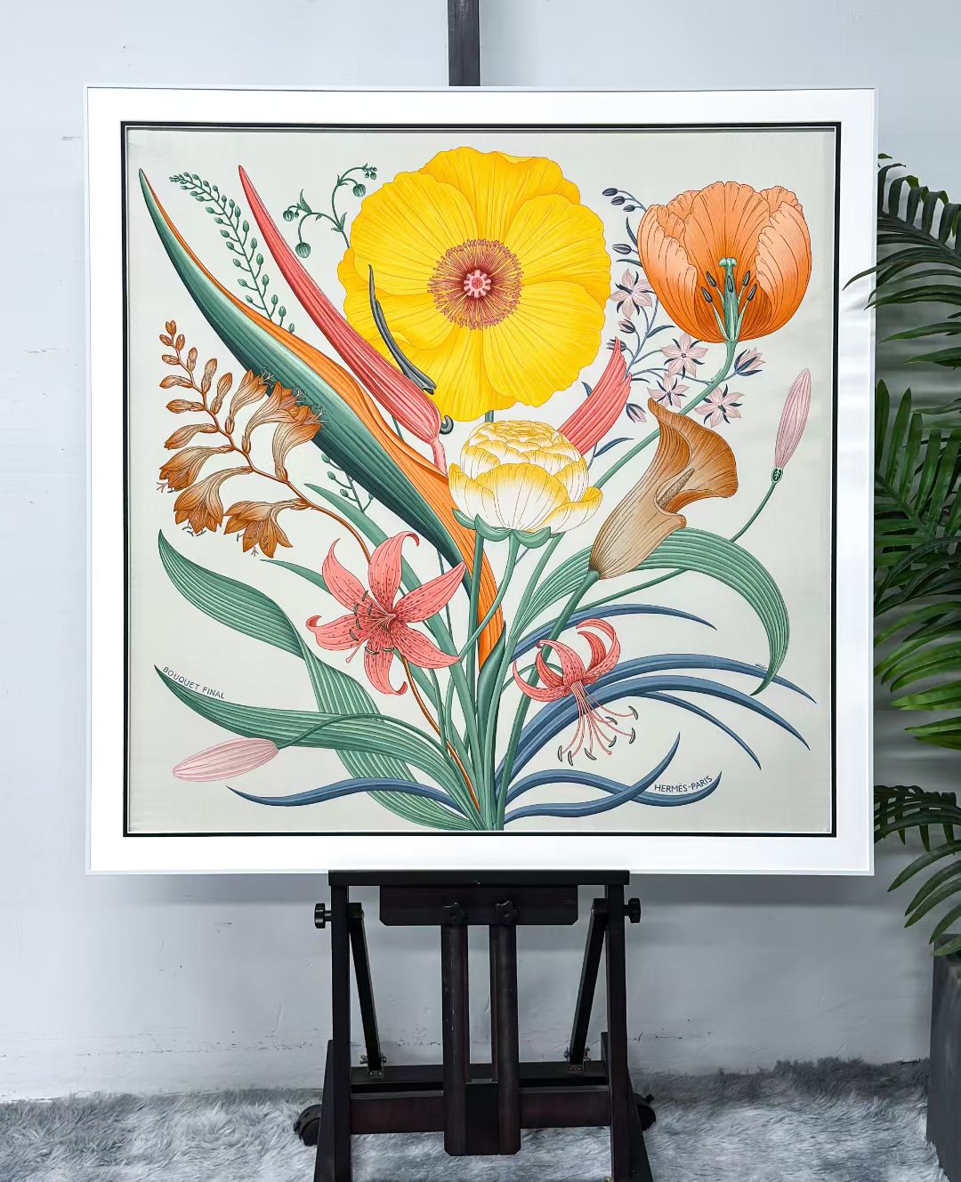 Hermès Scarf Custom Framing