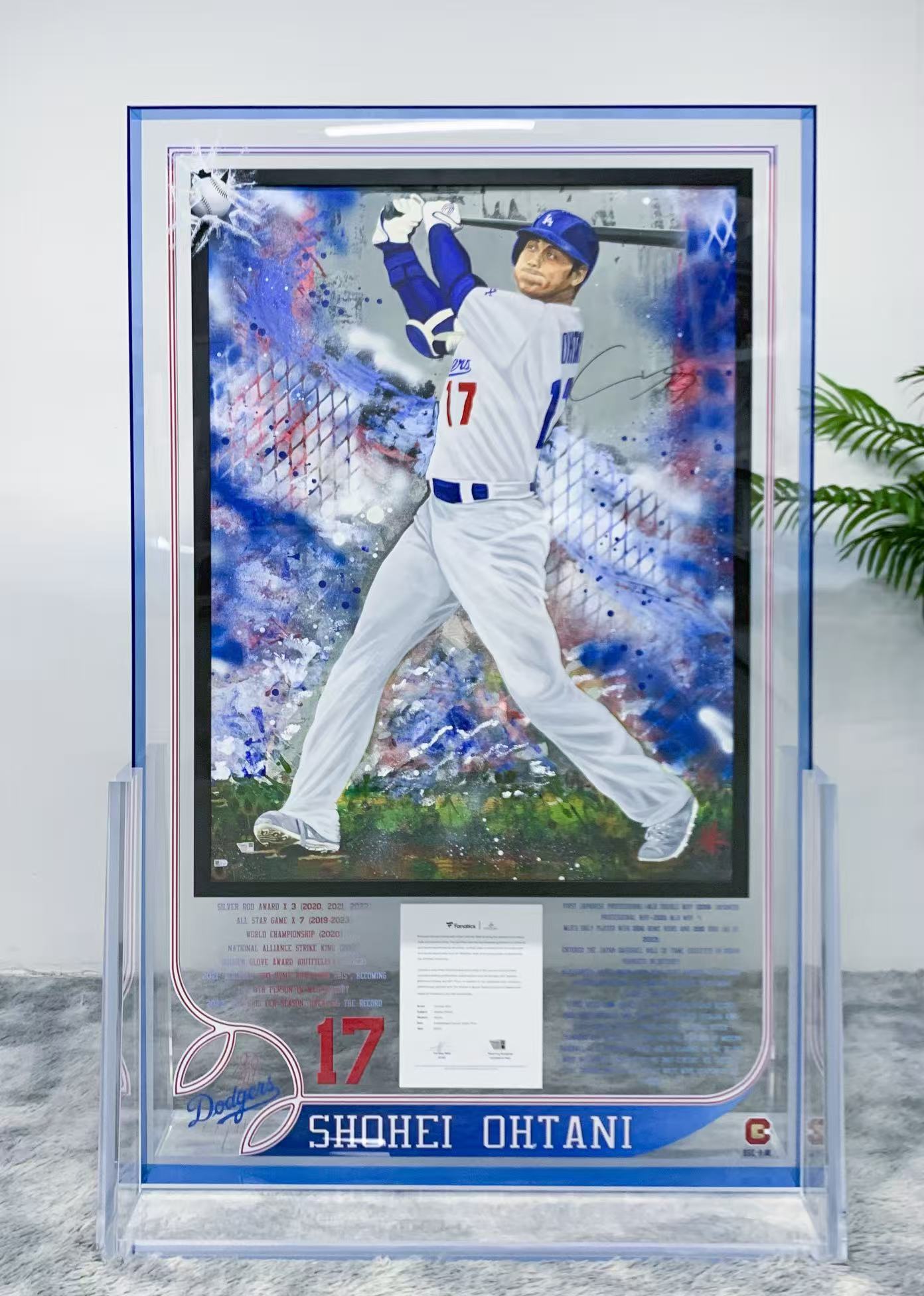 Shohei Ohtani Sentimental Item with Personalized Custom Design Framed000004