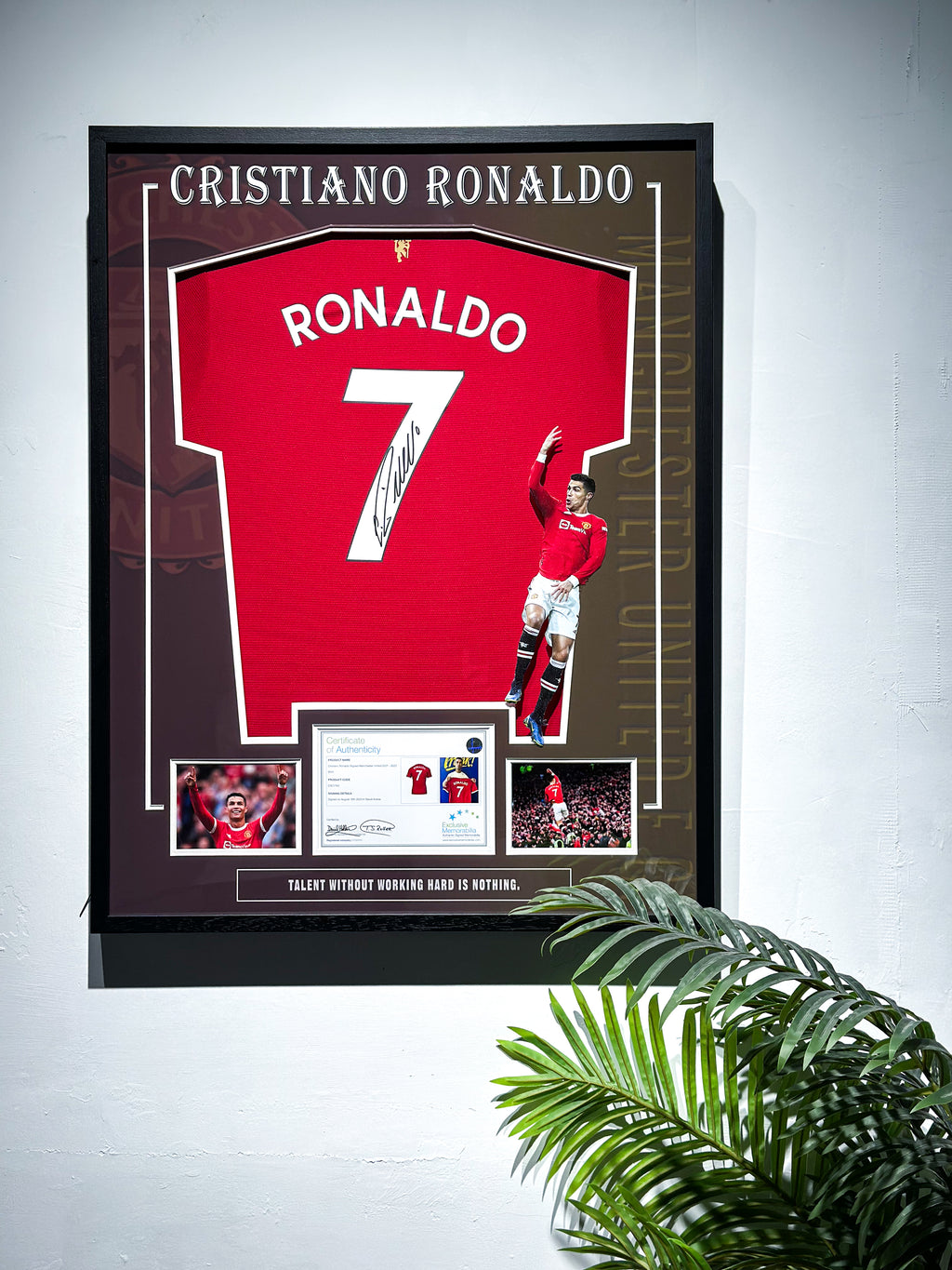 Cristiano Ronaldo Manchester United Autographed Jersey