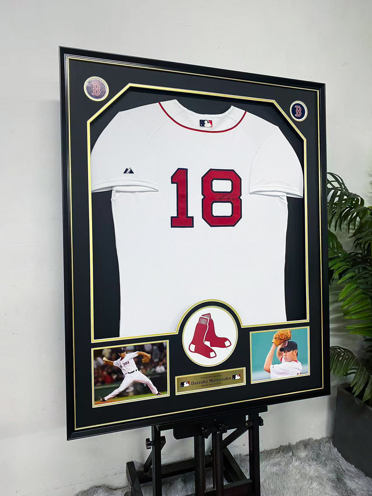 Daisuke Matsuzaka Boston Red Sox #18 Jersey Framing