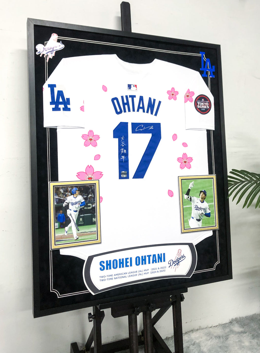 Shohei Ohtani Dodgers Signed Jersey Framing