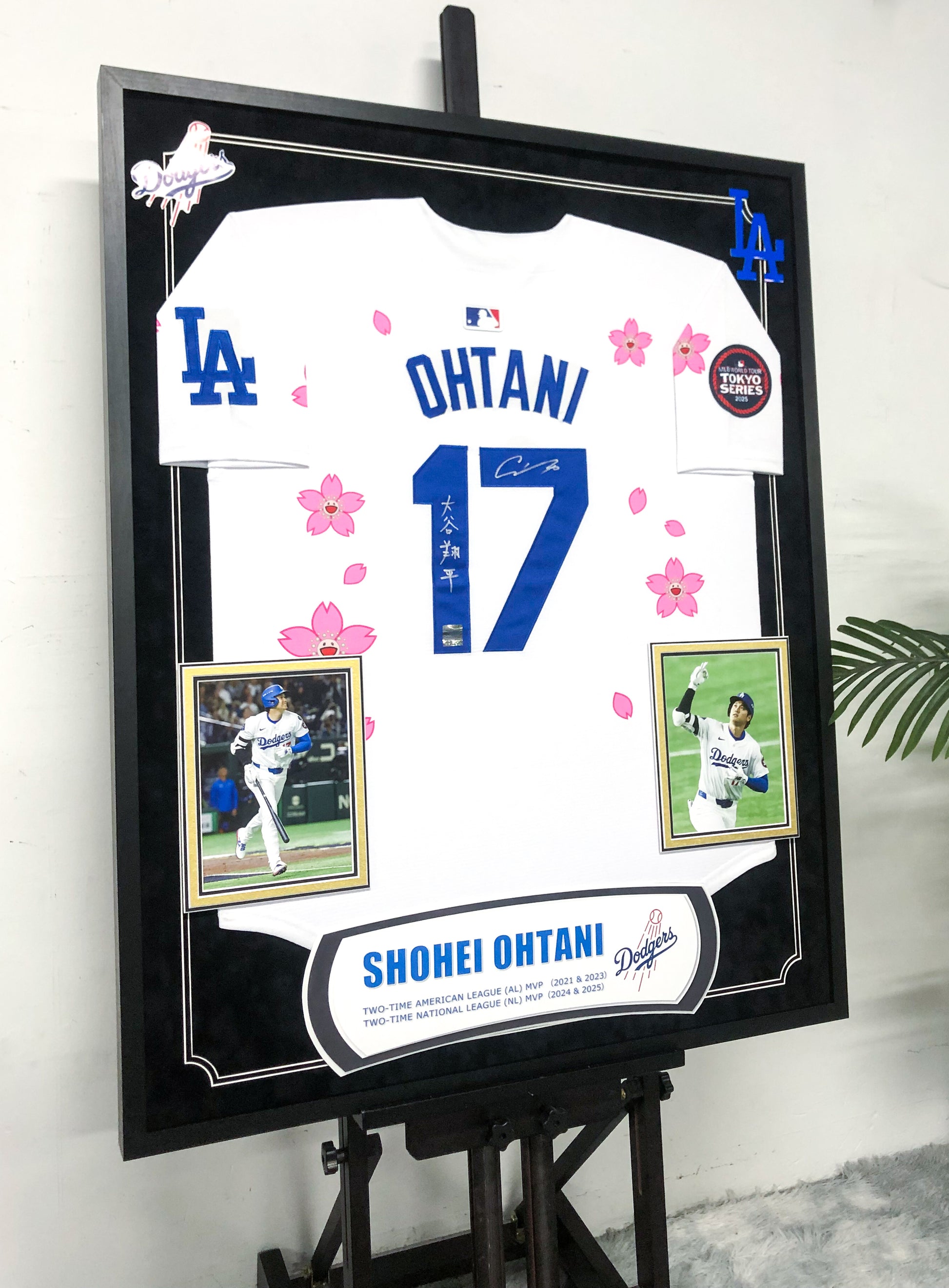 Shohei Ohtani Dodgers Signed Jersey Framing
