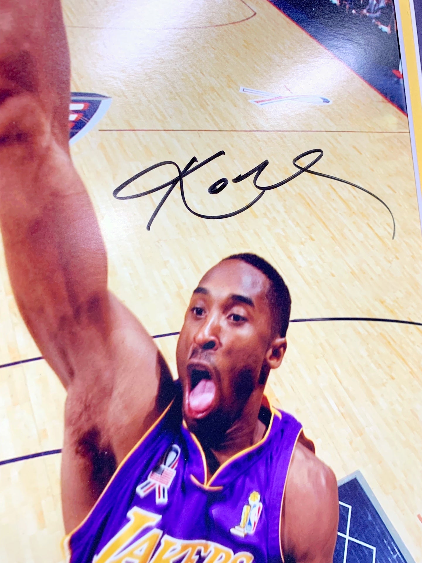 Kobe Bryant Poster with Personalized Custom Design Framed 000035