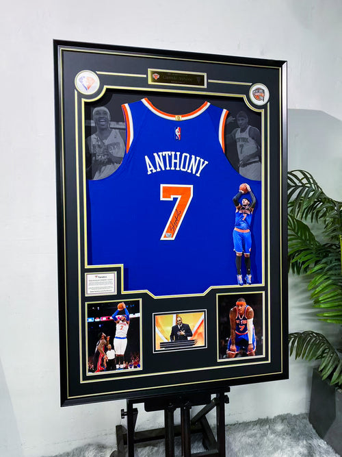 Carmelo Anthony New York Knicks Jersey Framing