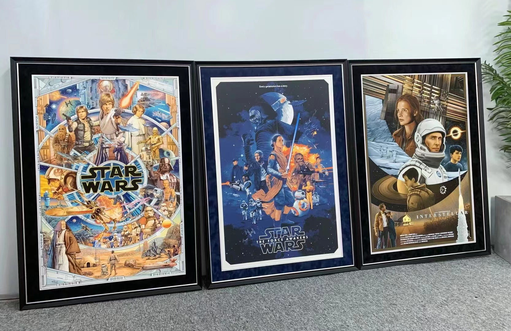 Star Wars Poster Signed Framing