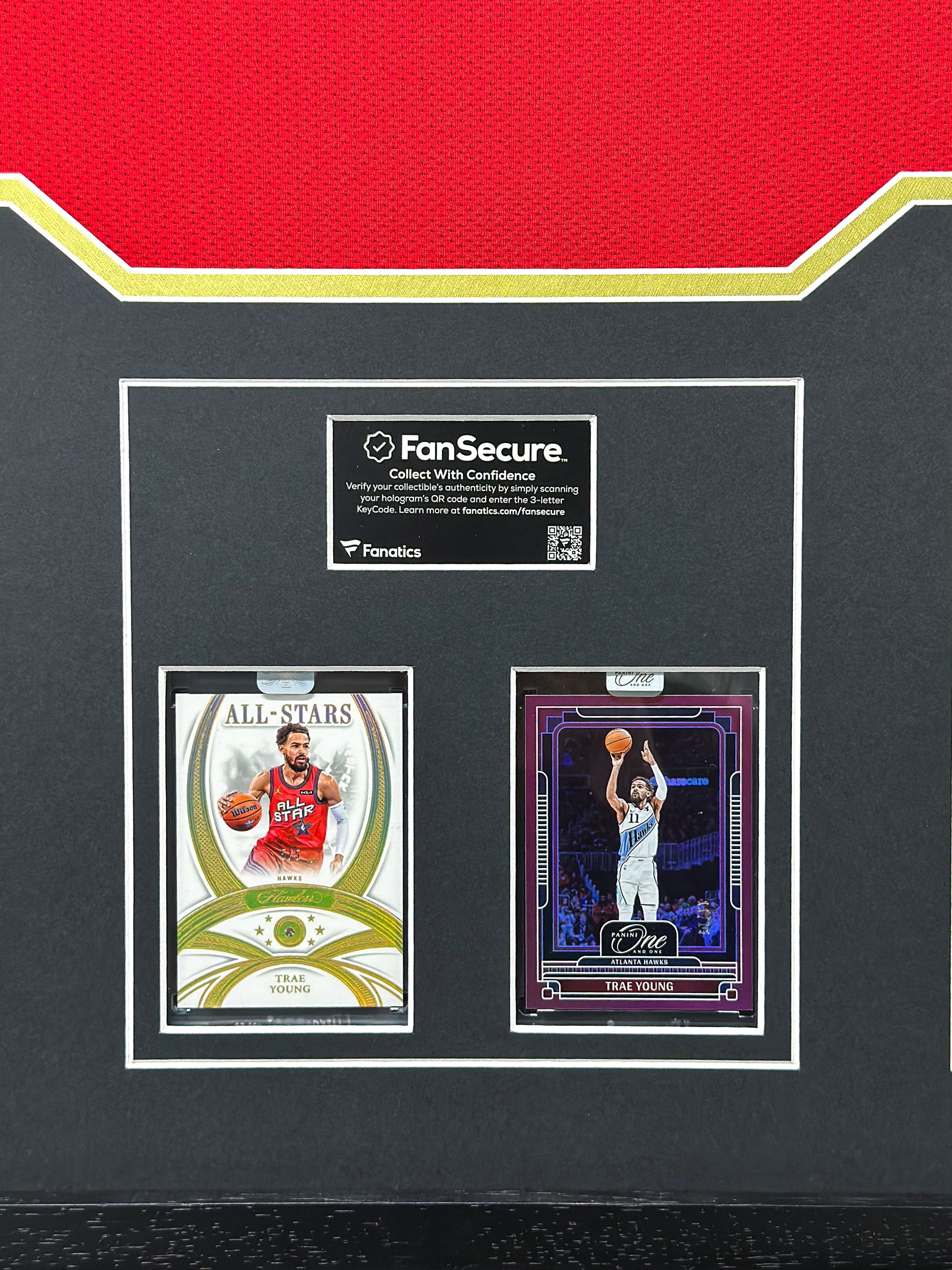 Trae Young Atlanta Hawks Autographed Jersey, Custom Framed