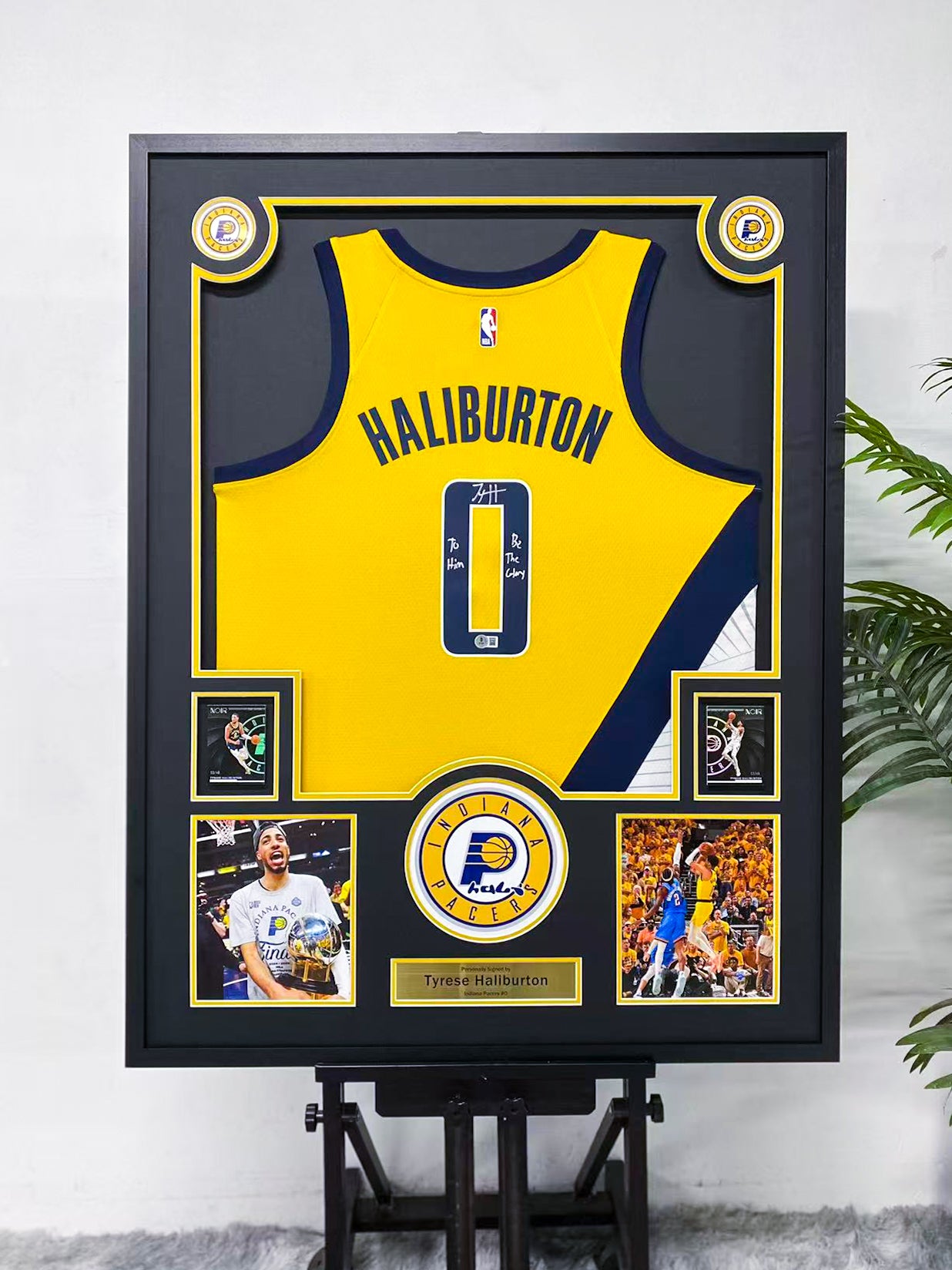 Tyrese Haliburton Indiana Pacers Autographed Jersey Collectible Memorabilia
