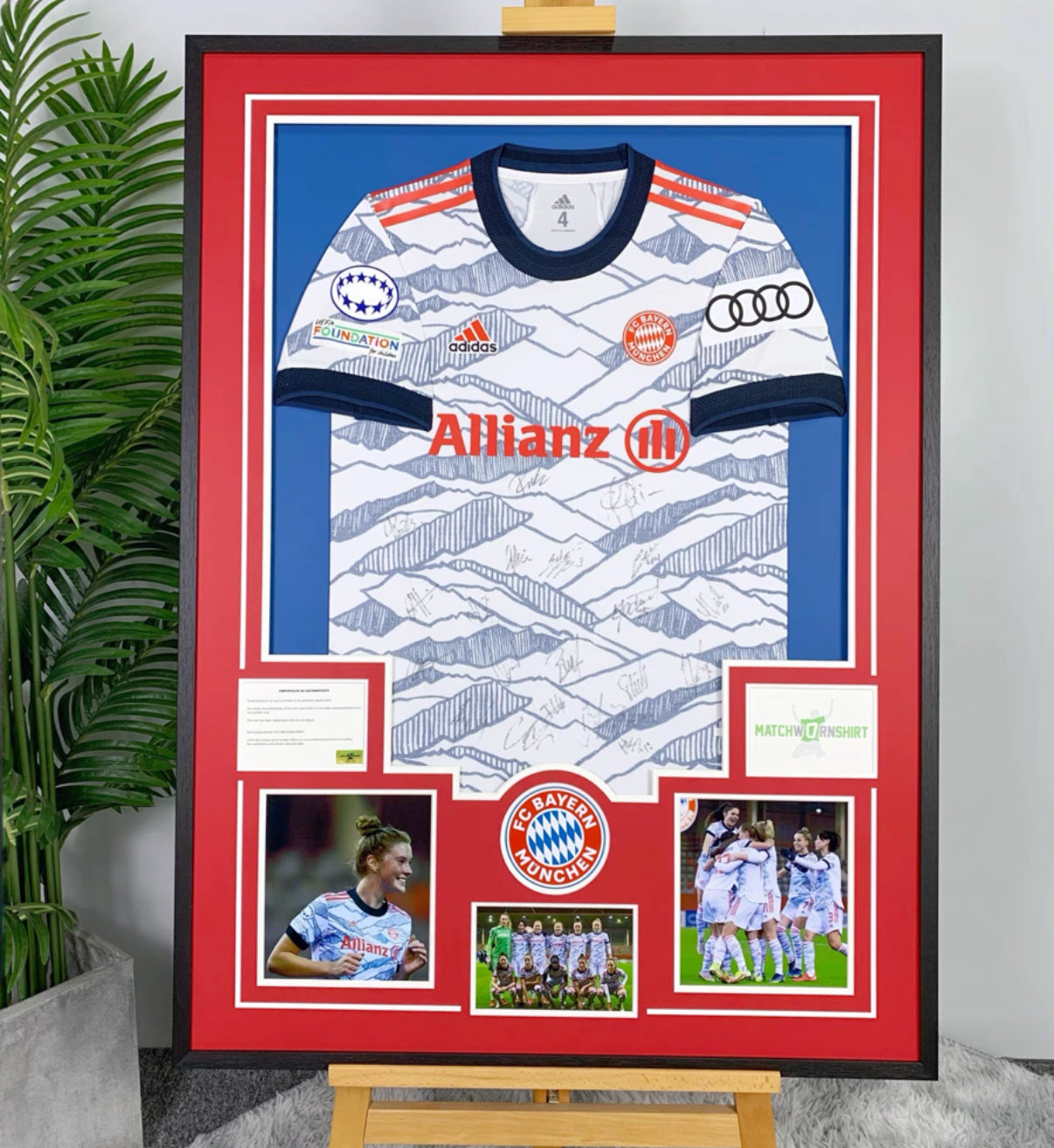 Bayern Munich Autographed Jersey – Custom Framing