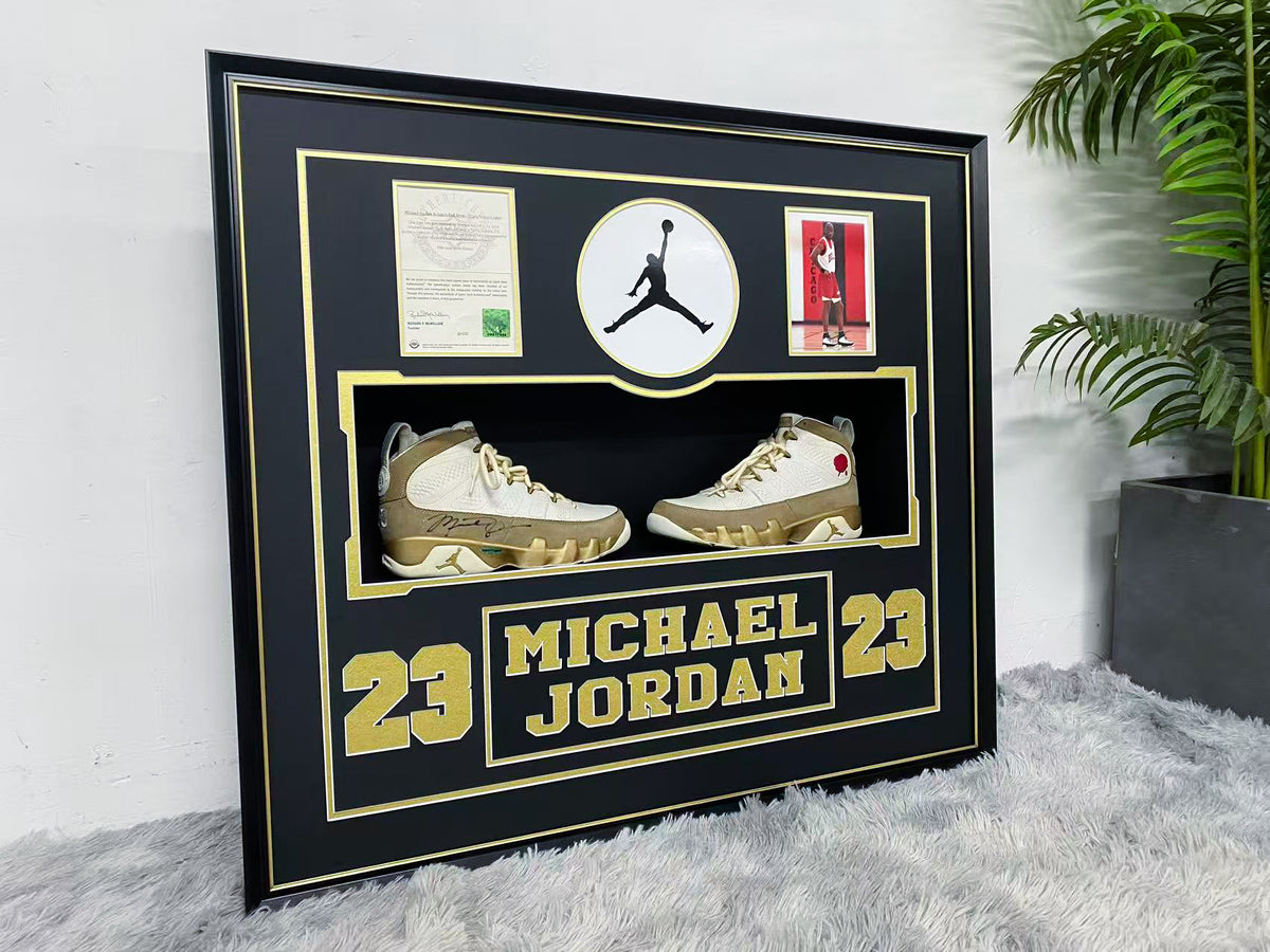 Michael Jordan Signed Basketball Shoes