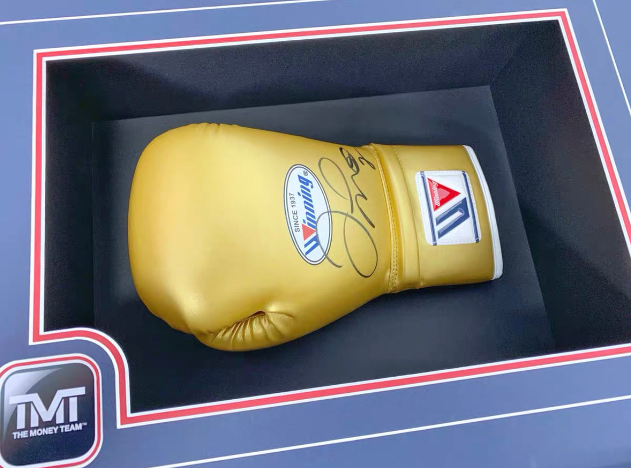 Floyd Mayweather Boxing Gloves Sentimental Item Custom Framing