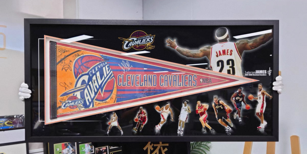 Custom Framed Team Flag
