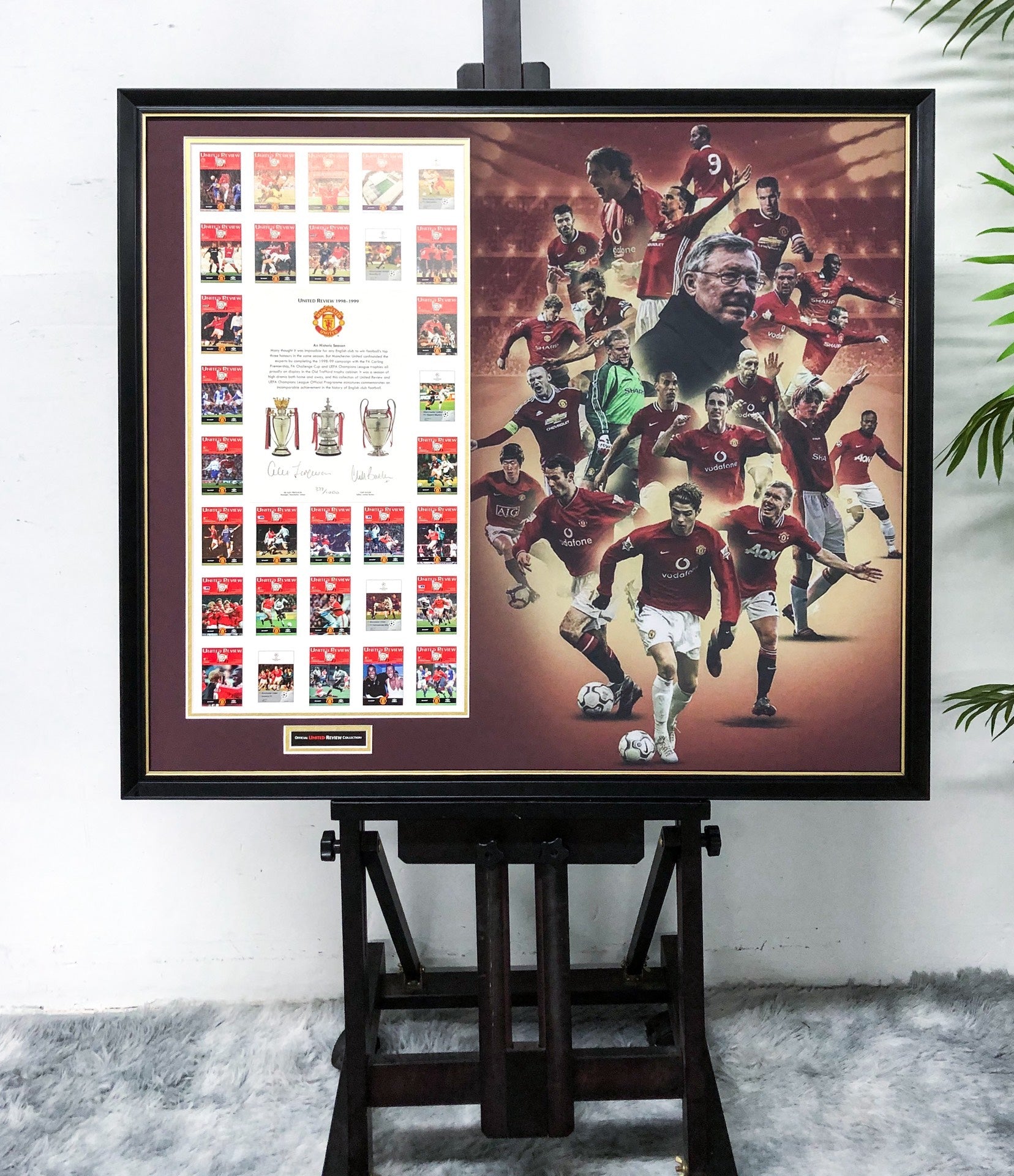 Manchester United  Ferguson Certificate Custom Framing