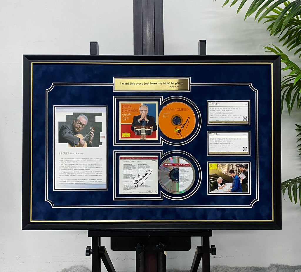 Pepe Romero CD Collection Framed