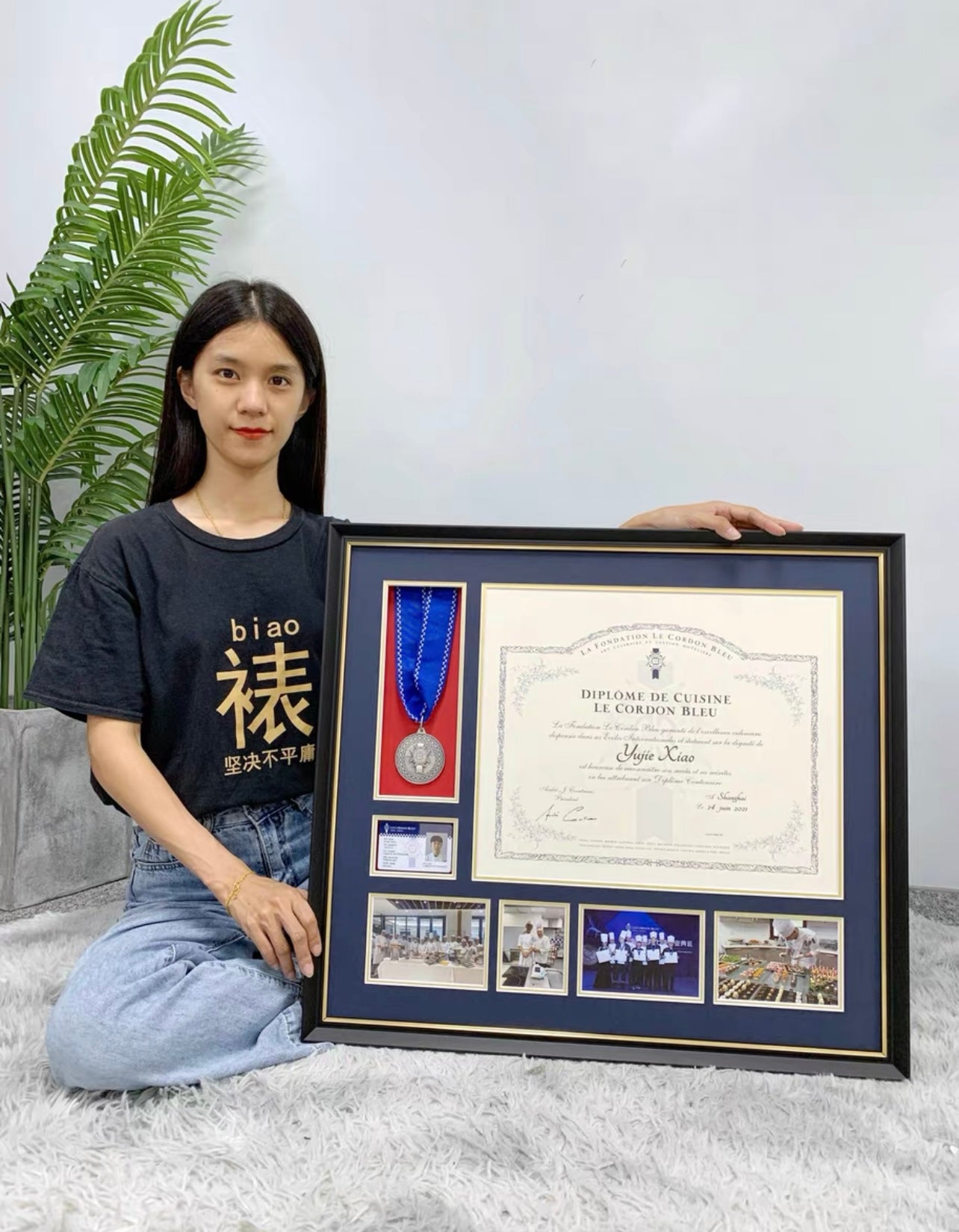 Le Cordon Bleu Custom Framed Sentimental Item