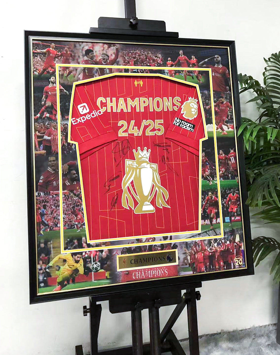 Liverpool FC, Autographed Jersey Framed