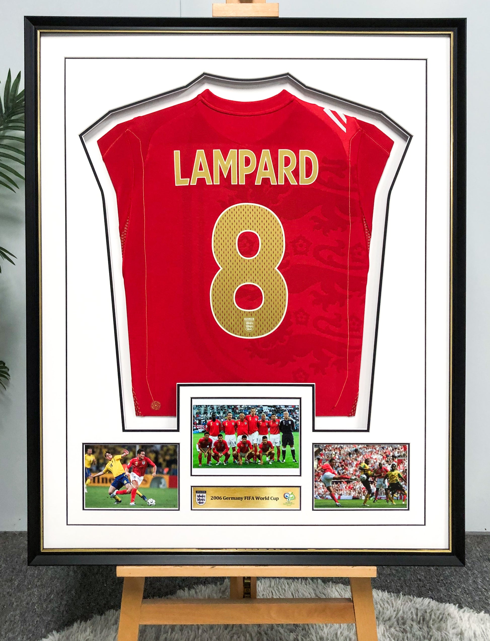 germany national team Autographed Jersey with Classic Design Framed00002