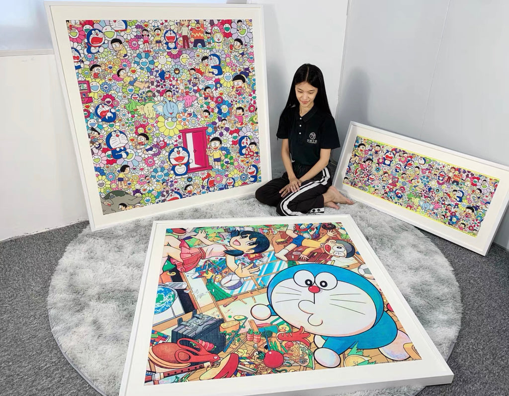 Doraemon Collectible Item Custom Framed