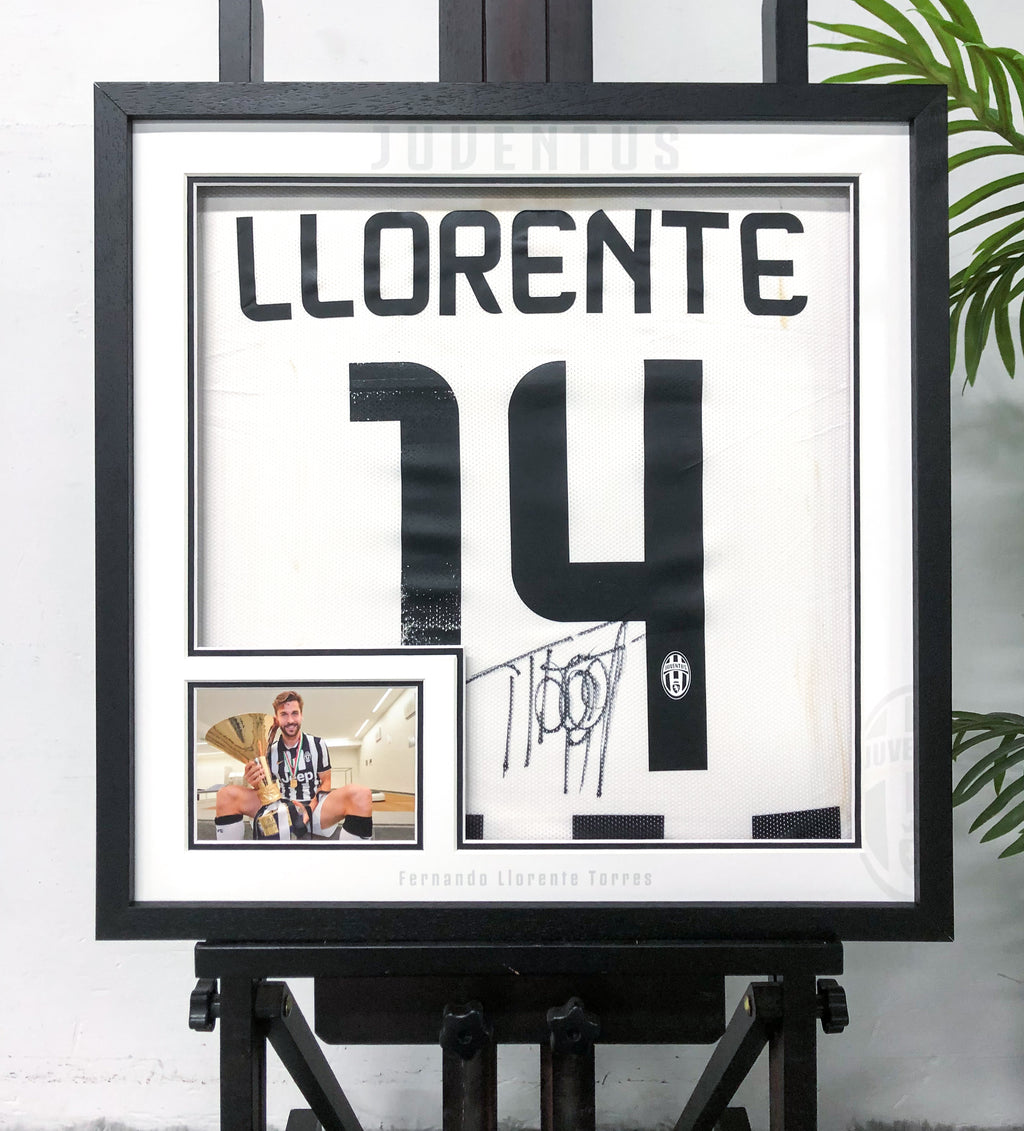 Fernando Llorente Juventus Jersey Custom Framing