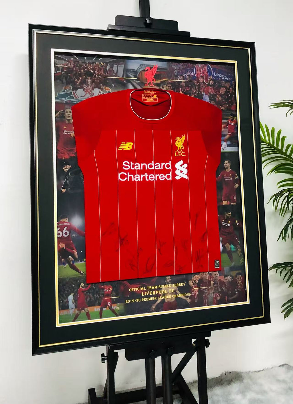 Liverpool FC Autographed Jersey Framed