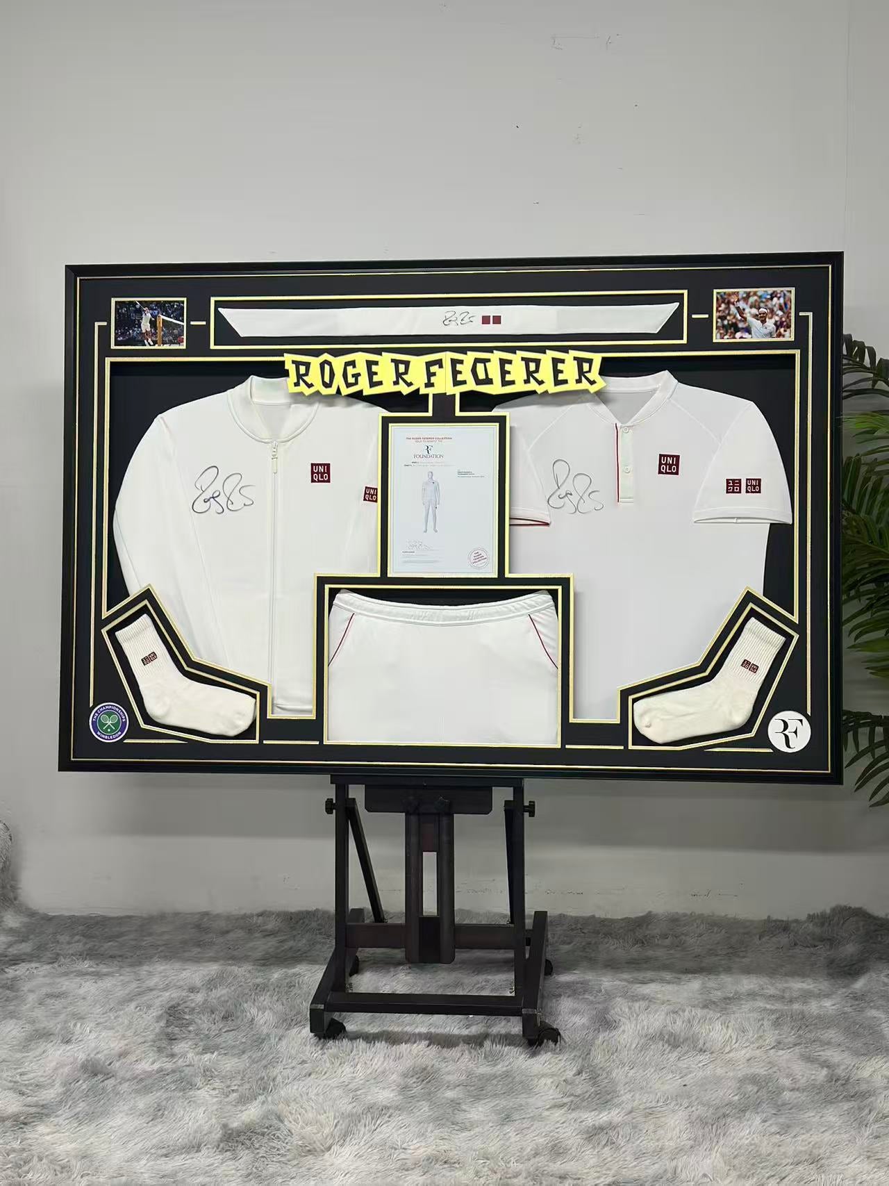 Framed Display of Rafael Nadal’s Complete Tennis Gear