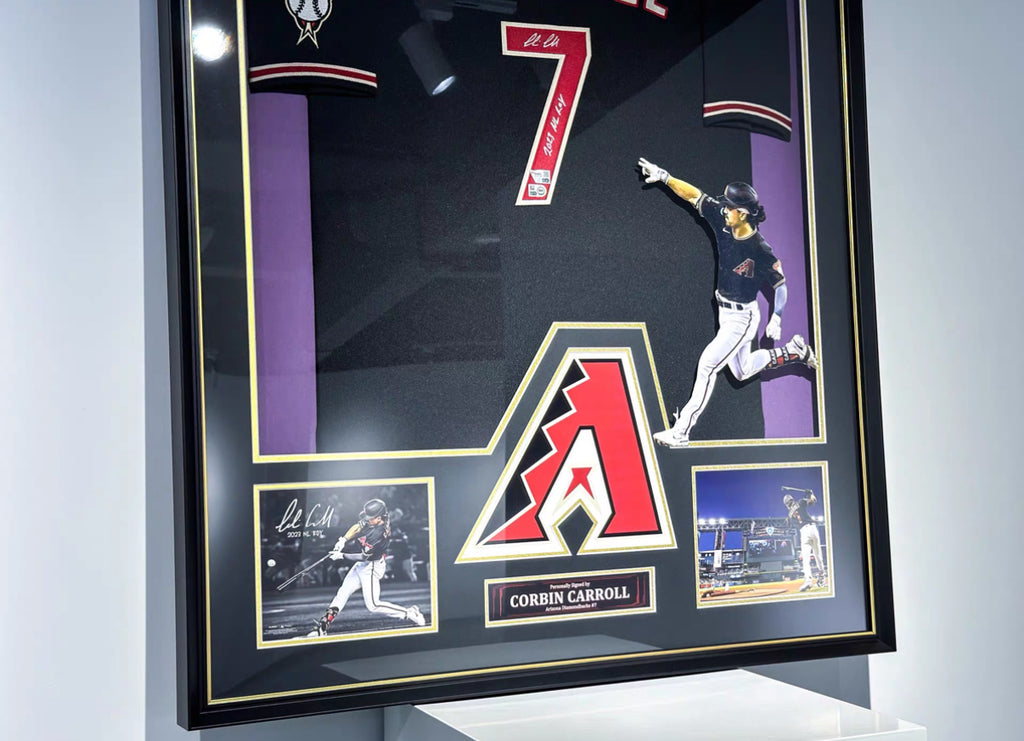 Carroll Arizona Diamondbacks Jersey – Autographed Custom Framing