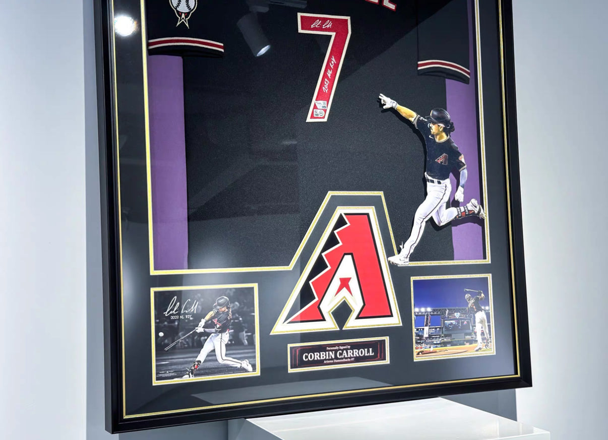 Carroll Arizona Diamondbacks Jersey – Autographed Custom Framing