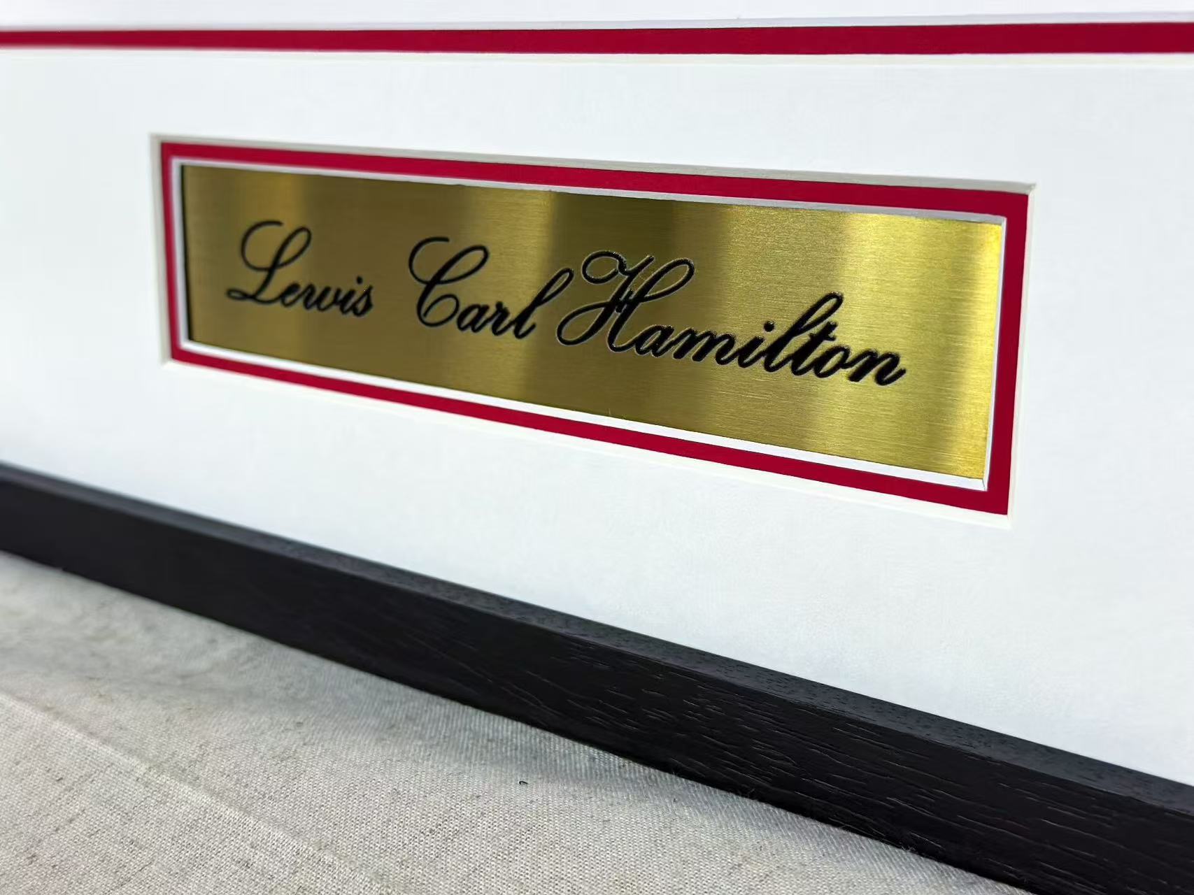 Racing Suit Custom Framing