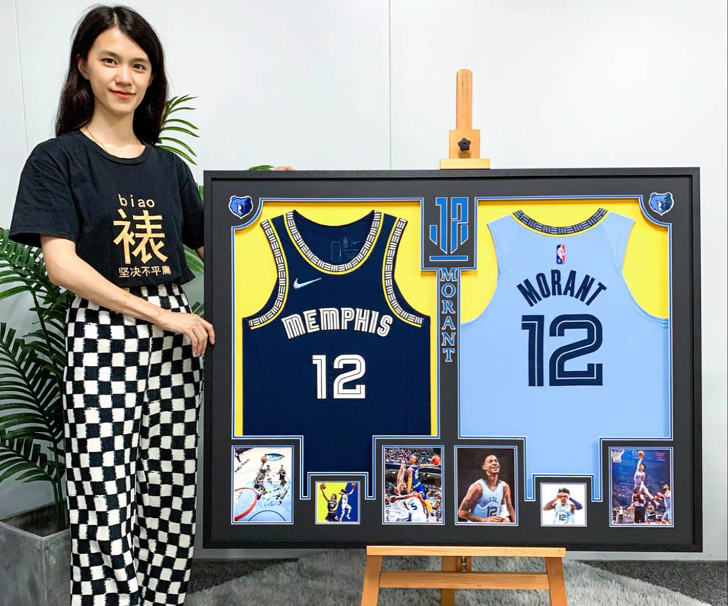 Ja Morant Memphis Grizzlies Autographed Jersey | Custom Framed Display