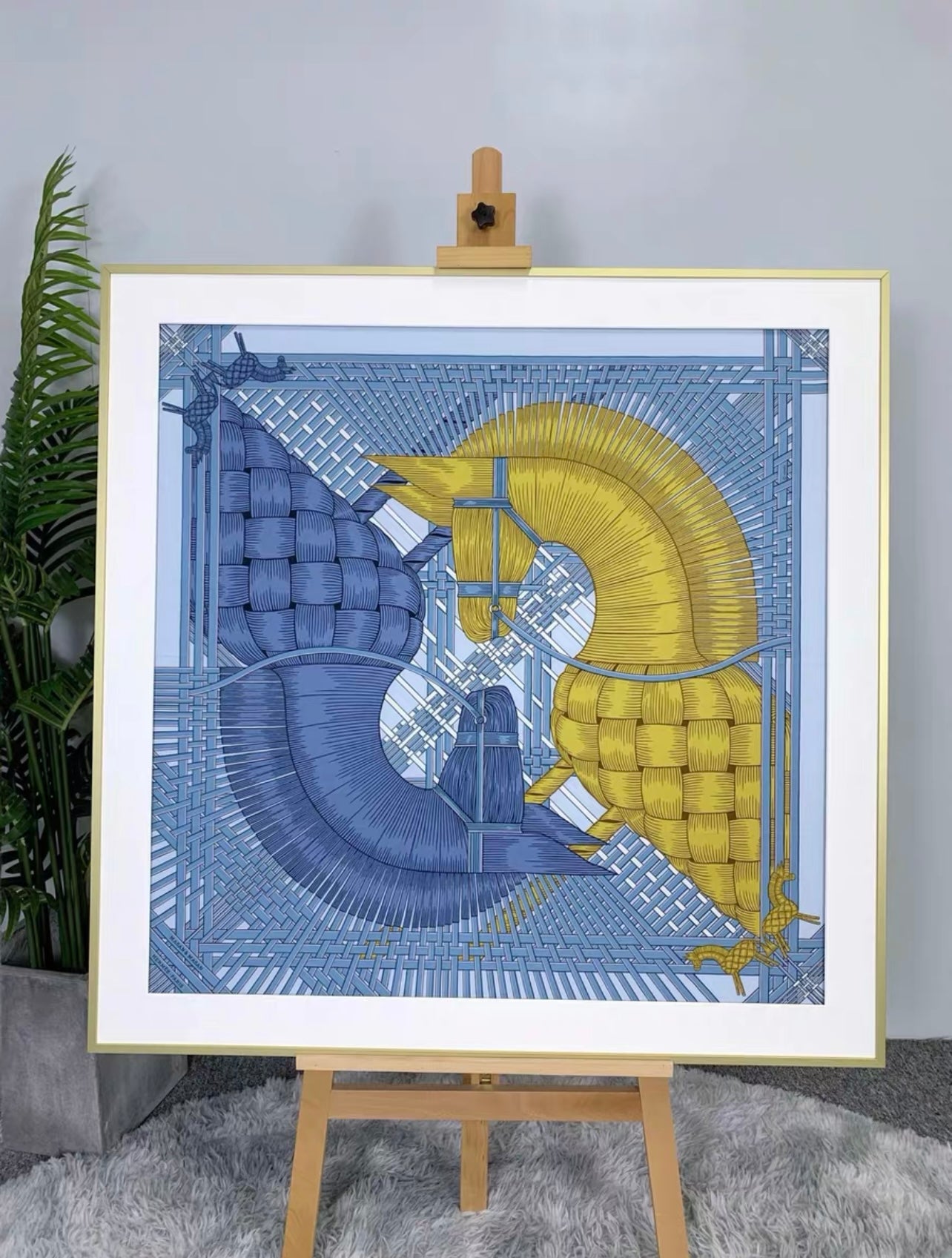 Hermès Custom Framed Sentimental Collectible