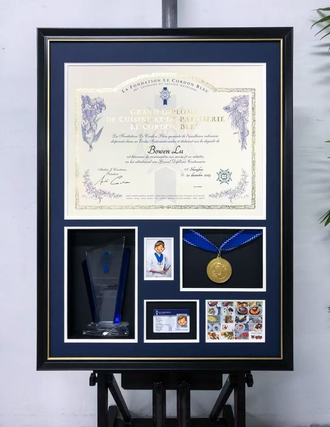Certificate custom framing