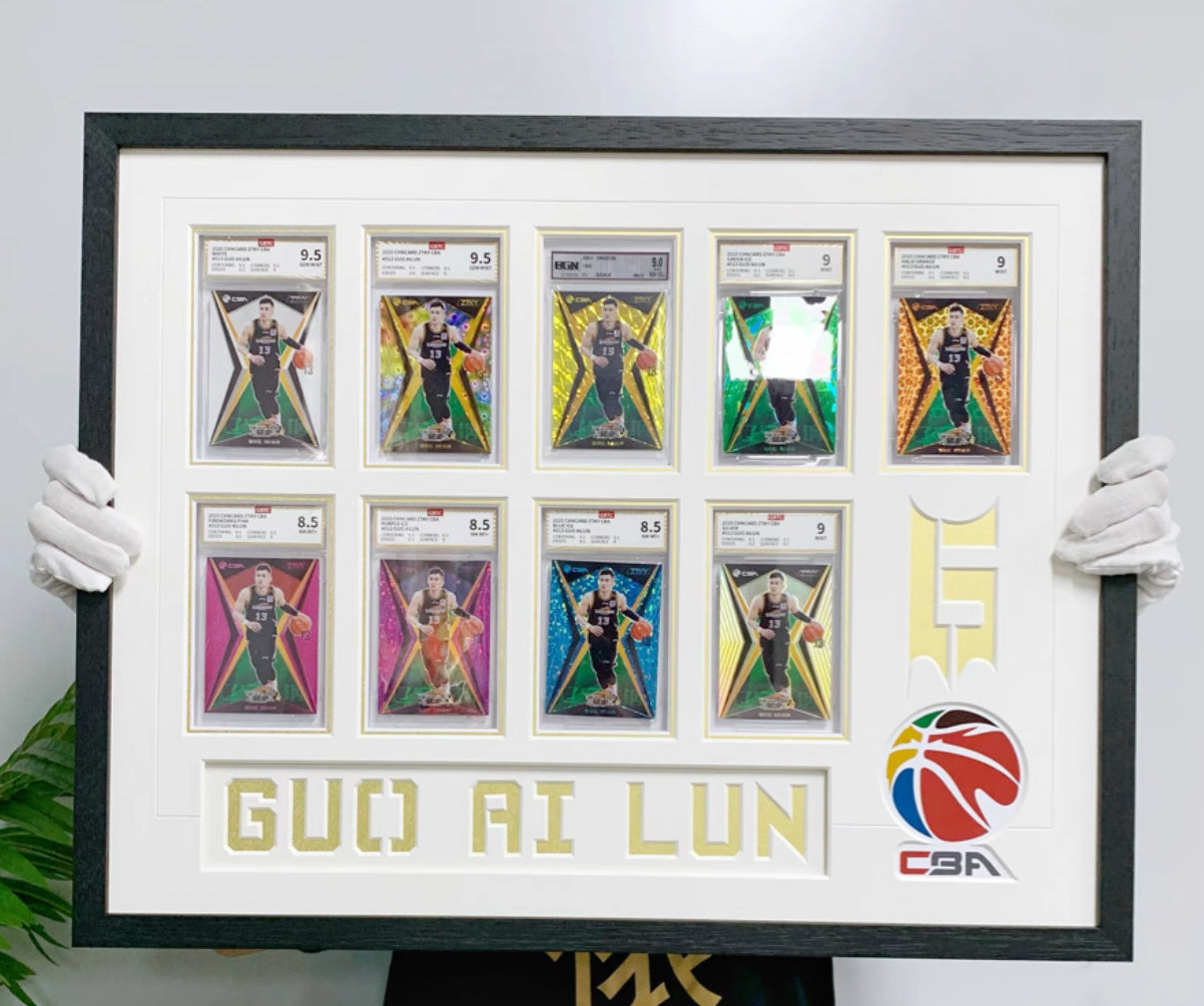 Guo Ailun Collector Trading Card | Custom Framed Display Case