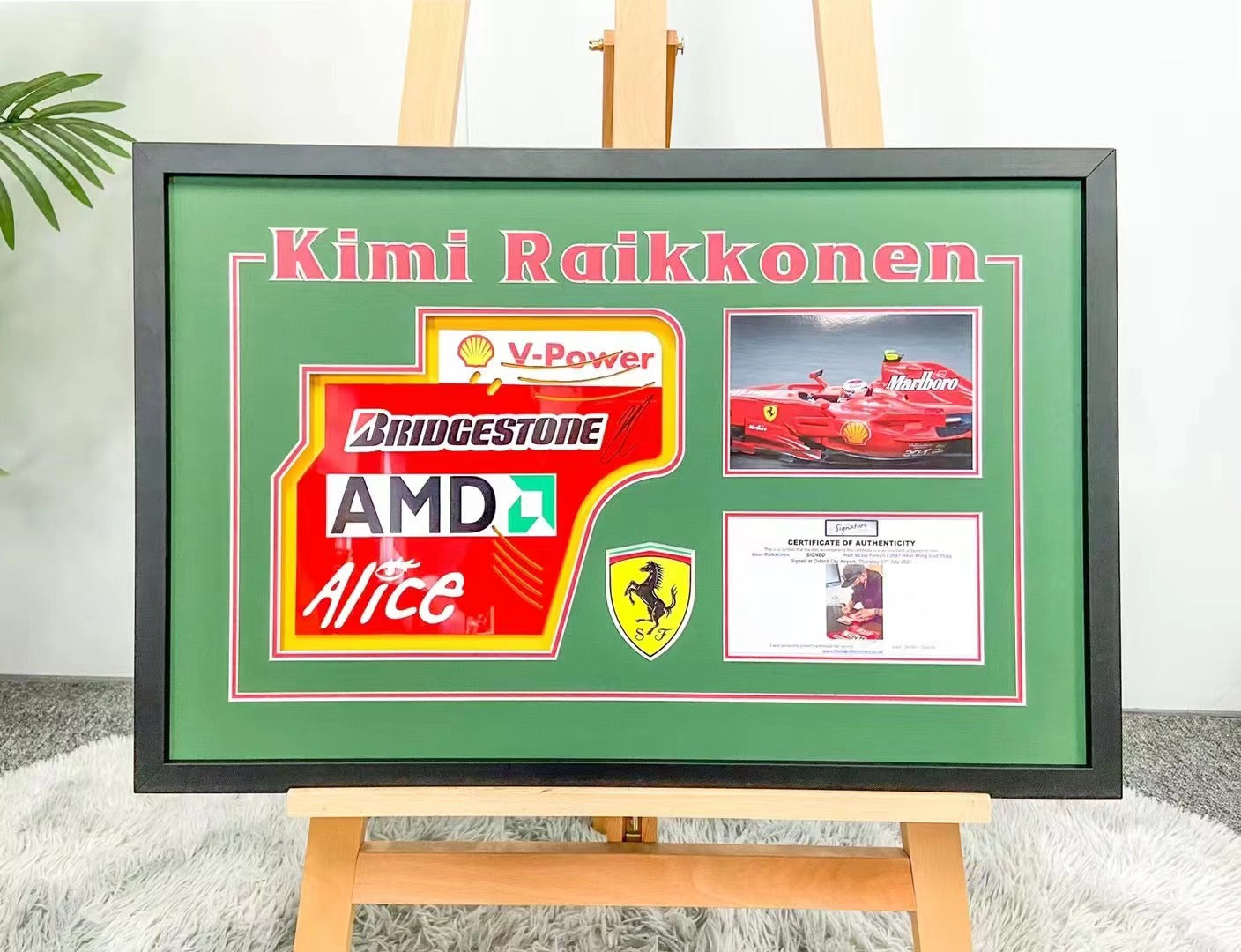F1 Ferrari  Custom Framing