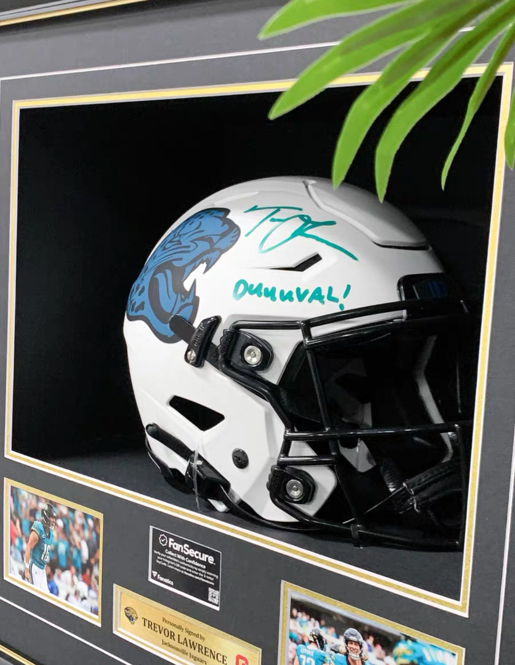 Tampa Bay Buccaneers Tom Brady Jacksonville Jaguars Trevor Lawrence Sentimental Item Custom Framed